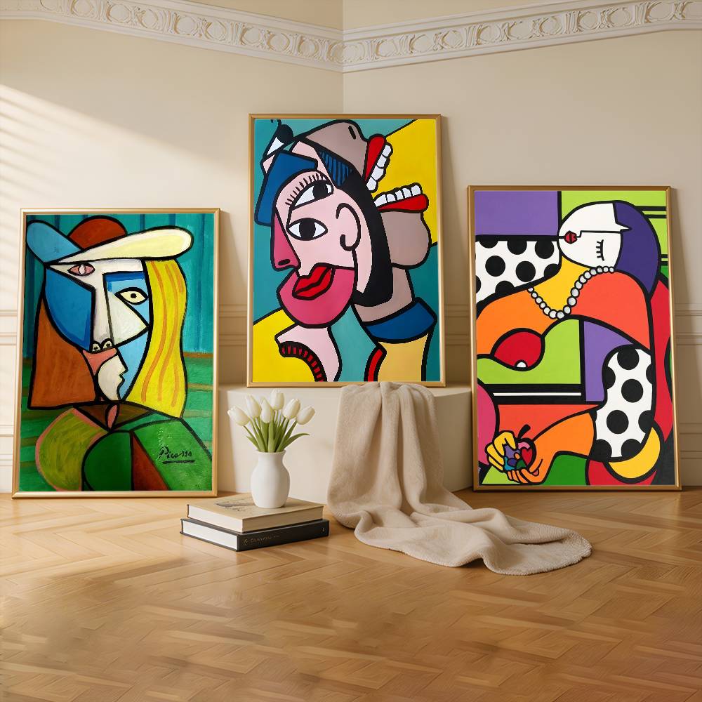 Commercial Printing & Graphics - Picasso Abstract Art Premium Self Adhesive