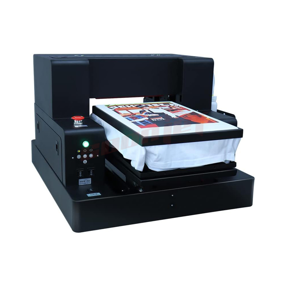 DTG Tshirt  flatbed Printer A4 - Commercial Shirt Printing Machine ulasan dan harga
