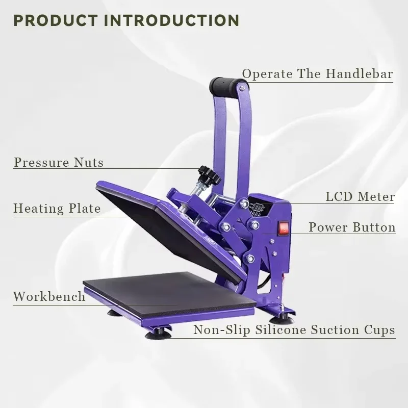 8-in-1 Heat Press Machine Supe - Commercial Grade Printing Press ulasan dan harga