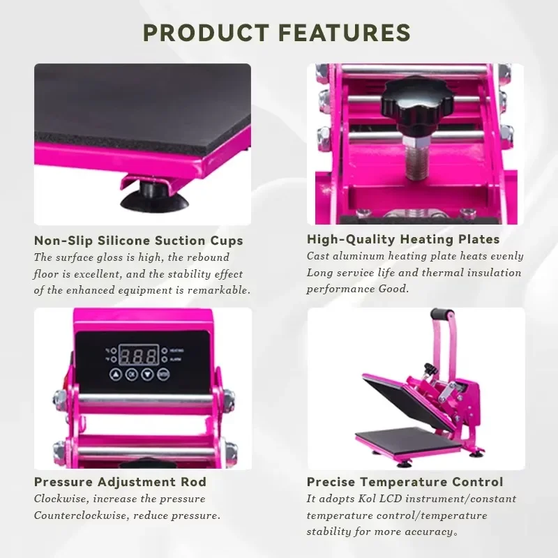 8-in-1 Heat Press Machine Supe - Commercial Grade Printing Press ulasan dan harga