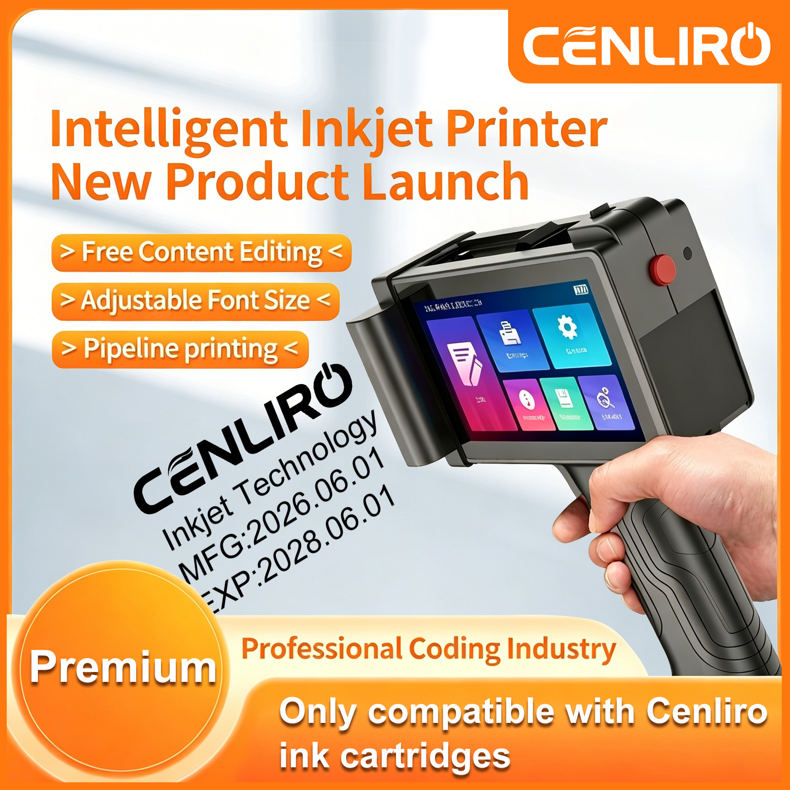 Cenliro CL13P Encrypted Handhe - Commercial Book Printing Machines ulasan dan harga