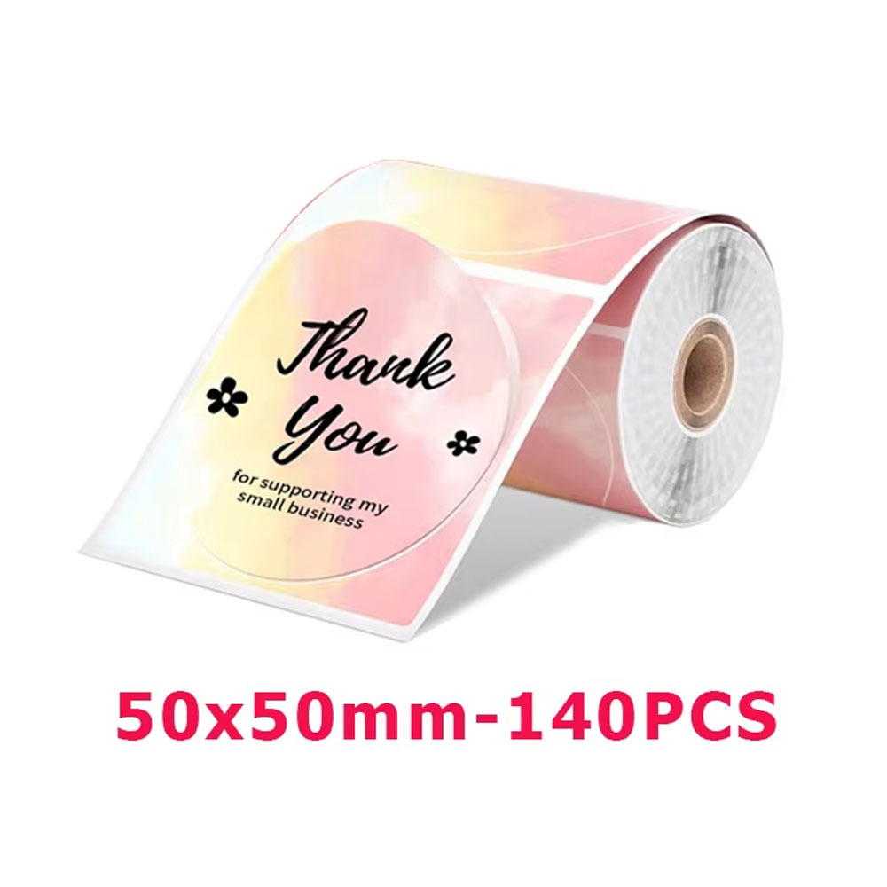 1Roll Round Circle Thermal Pap - Commercial Printing Paper ulasan dan harga