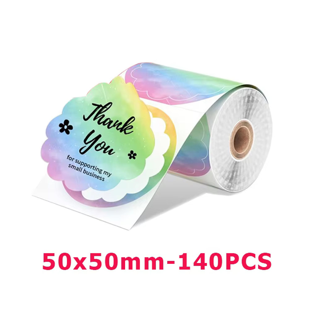 1Roll Round Circle Thermal Pap - Commercial Printing Paper ulasan dan harga