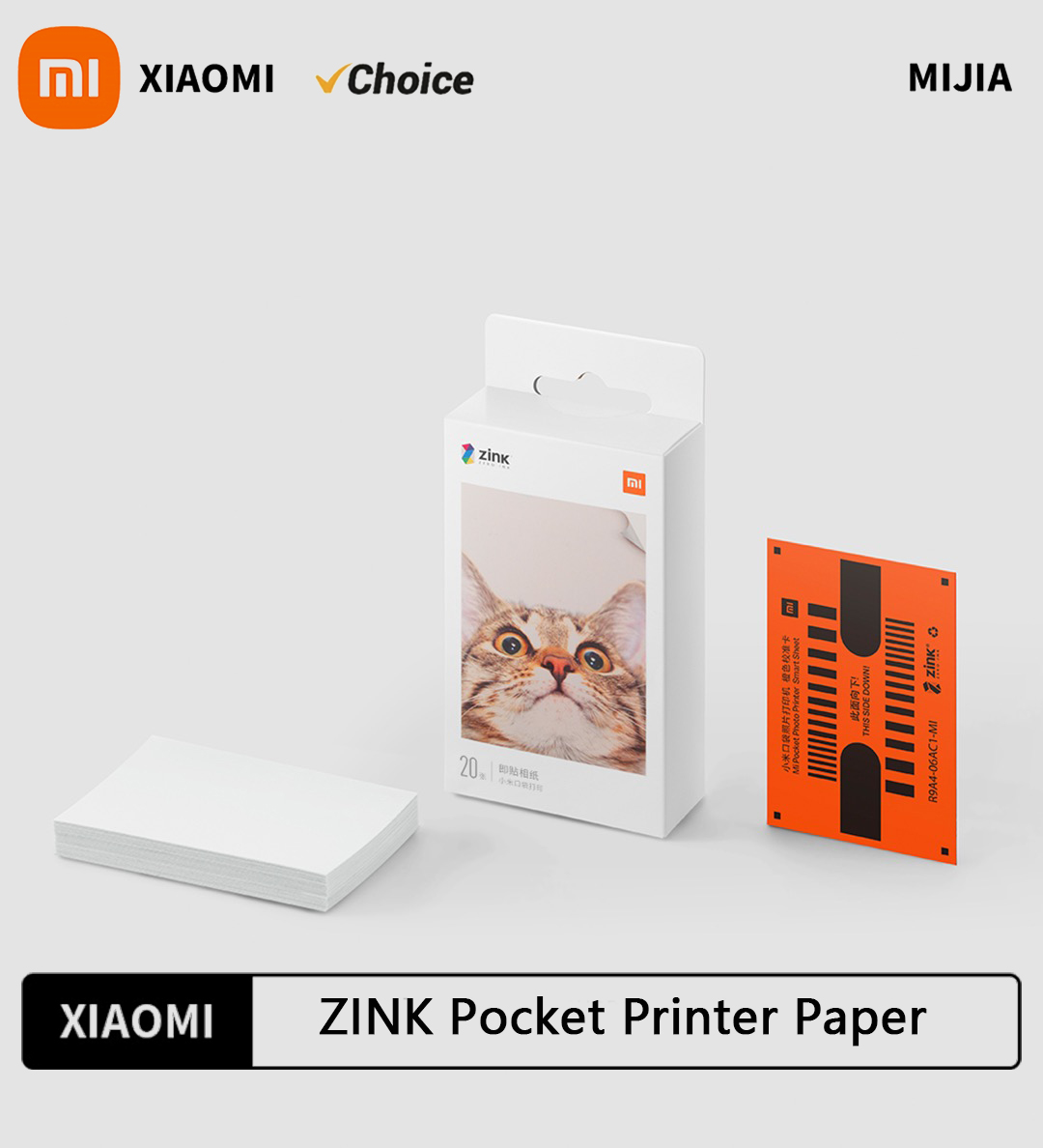 Original 100% Xiaomi ZINK Pock - Commercial Printing Paper ulasan dan harga