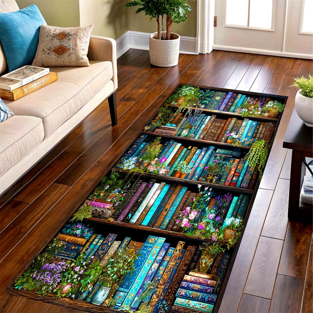 Vintage Book Shelf Long Runner - Commercial Book Printing Machines ulasan dan harga