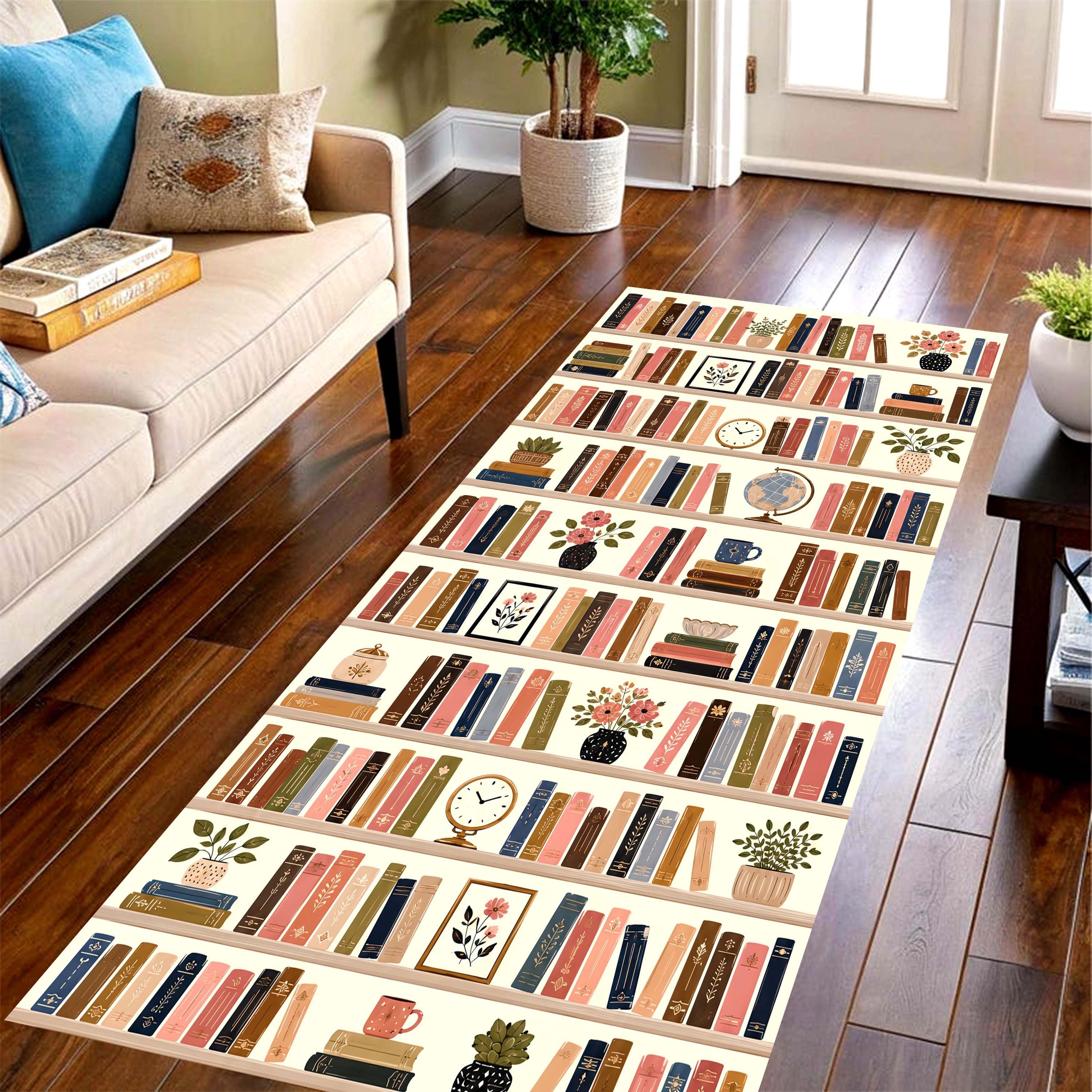 Vintage Book Shelf Long Runner - Commercial Book Printing Machines ulasan dan harga
