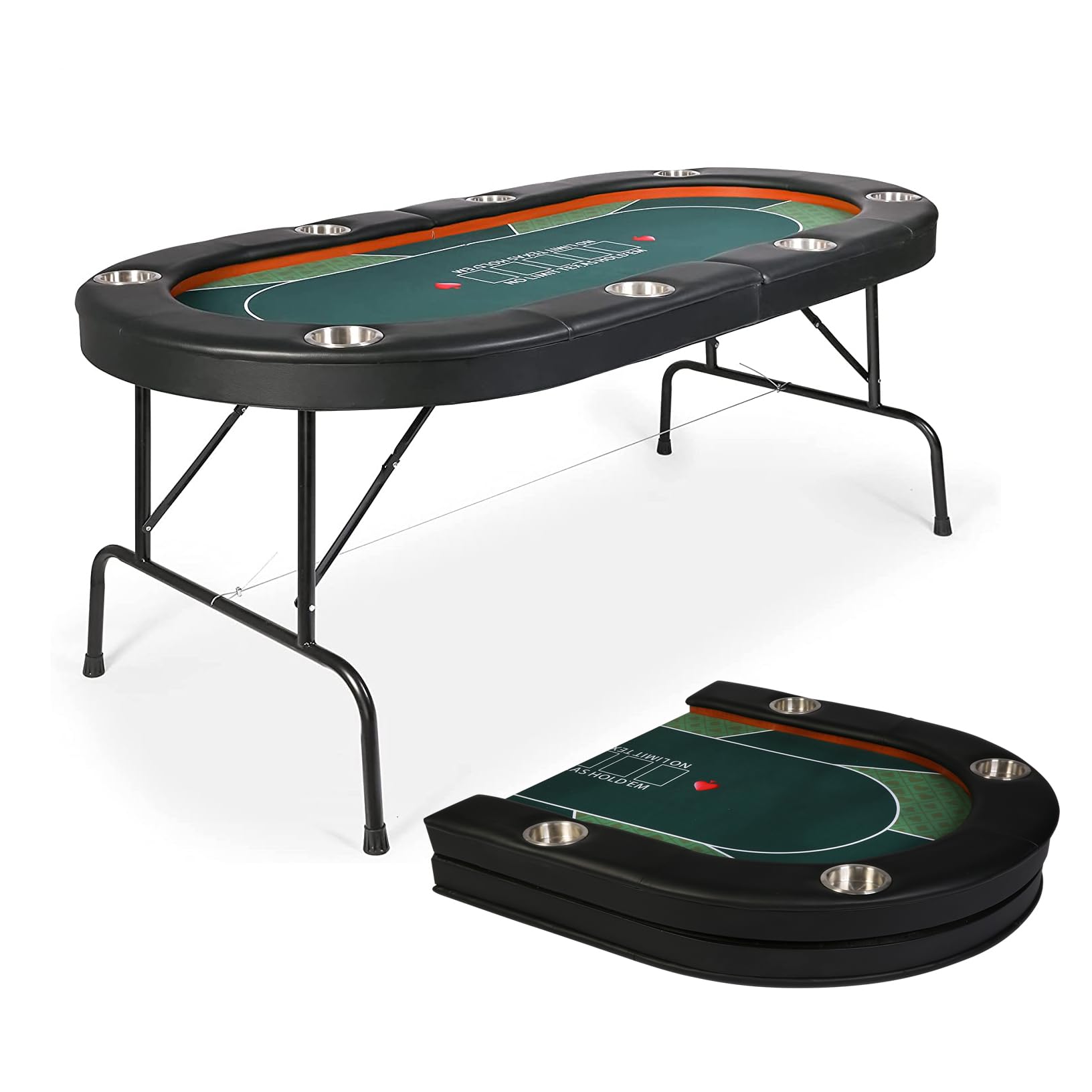 8-Player Foldable Poker Table  - Commercial Printing & Graphics ulasan dan harga