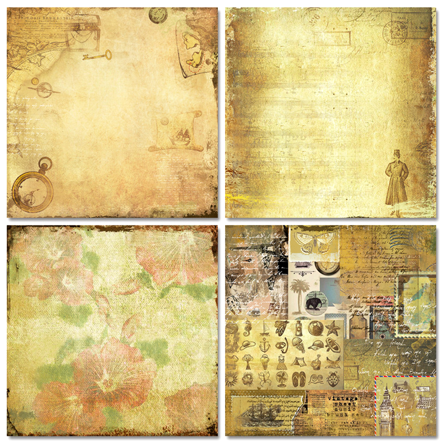 24 Sheets Scrapbook Paper 30x3 - Commercial Printing Paper ulasan dan harga