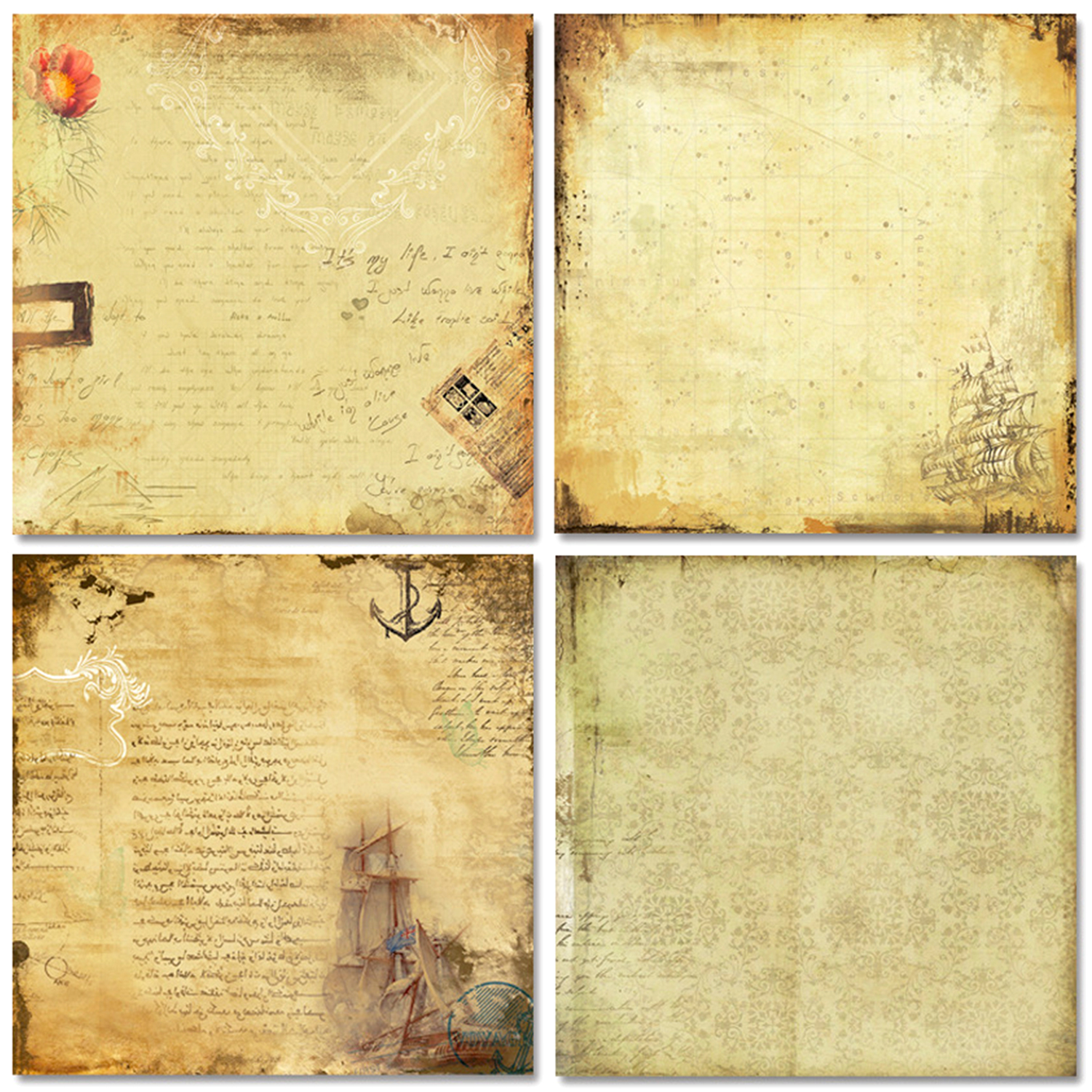 24 Sheets Scrapbook Paper 30x3 - Commercial Printing Paper ulasan dan harga