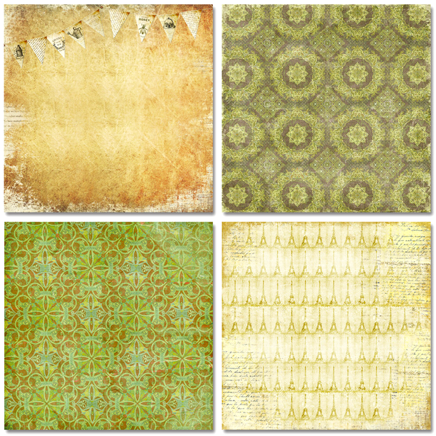 24 Sheets Scrapbook Paper 30x3 - Commercial Printing Paper ulasan dan harga